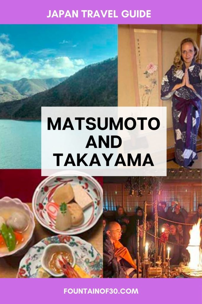 japan travel guide Matsumoto and Takayama fountainof30