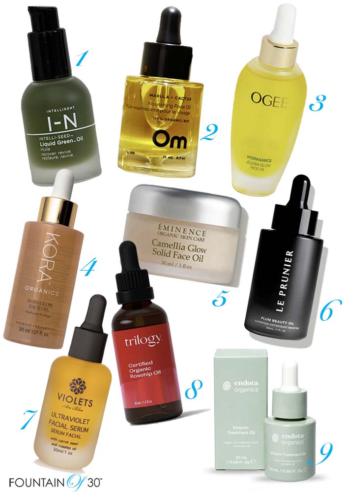 best organic face oils 9 best fountainof30