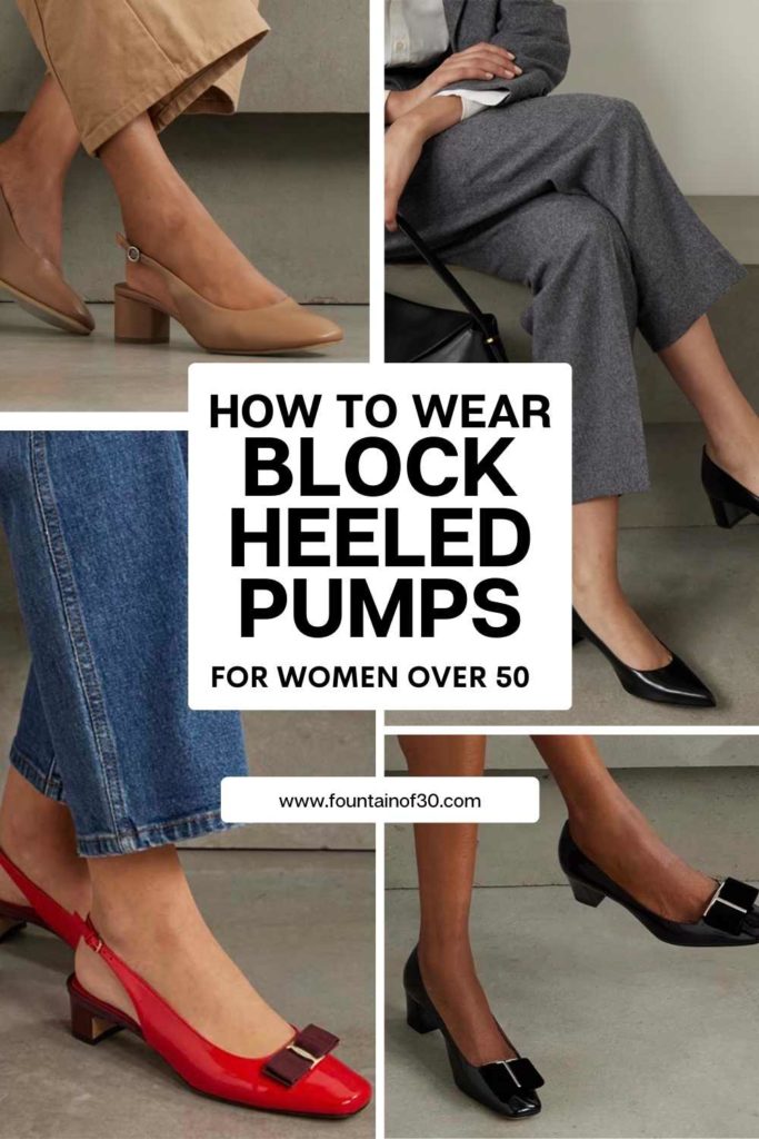 how to wear block heeled pumps fountainof30