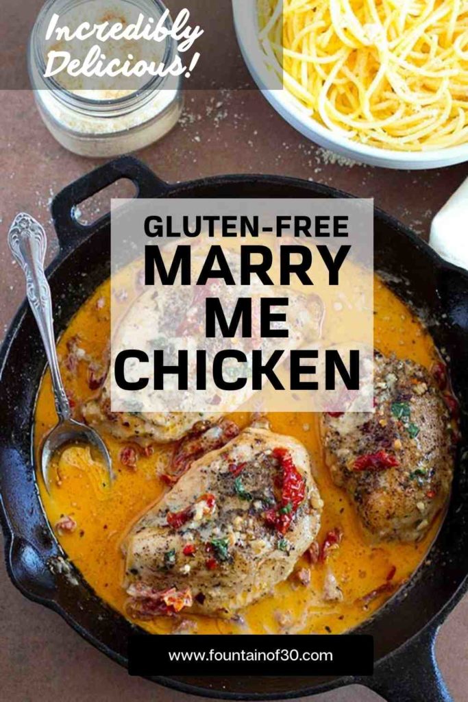 incredibly delicious gluten free marry me chicken fountainof30