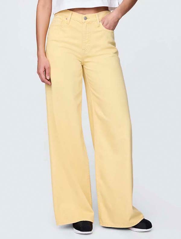 spring fashion yellow Gap Baggy Jeans fountainof30 