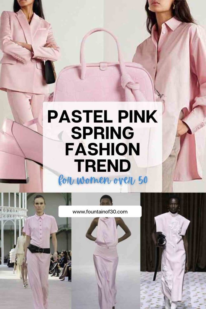 pastel pink spring fashion trend for women over 50 fountainof30
