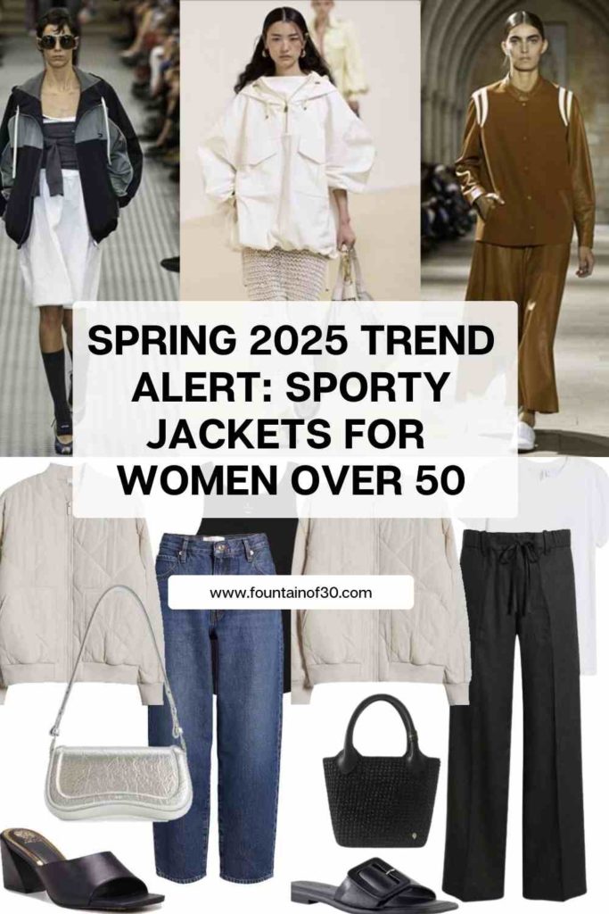 Spring 2025 Trend Alert: Sporty Jackets for Women Over 50