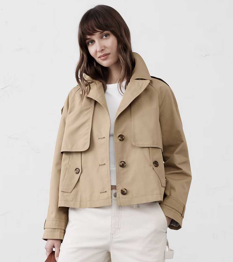 banana republic short trench jacket fountainof30