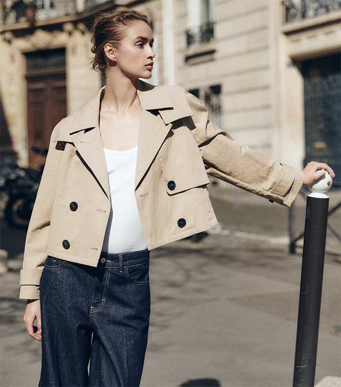 zara short hooded trench jacket fountainof30