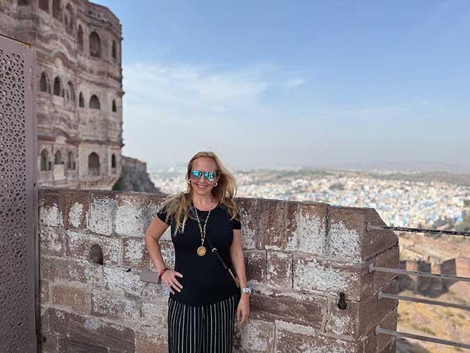 View from Jodhpur fort fountainof30