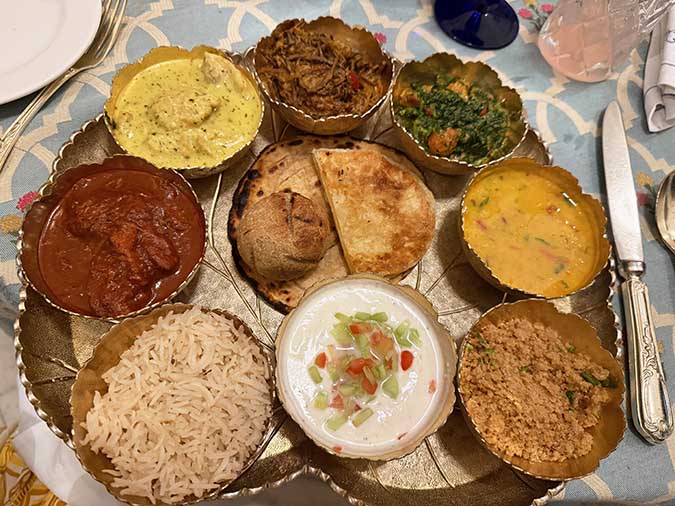 Traditional Rajasthani thali what to eat fouuntainof30