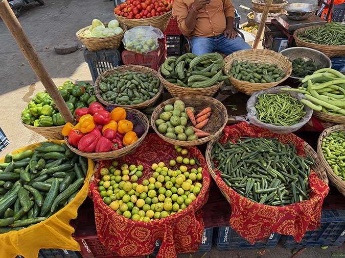Udaipur markets vegetables fountainof30 travel