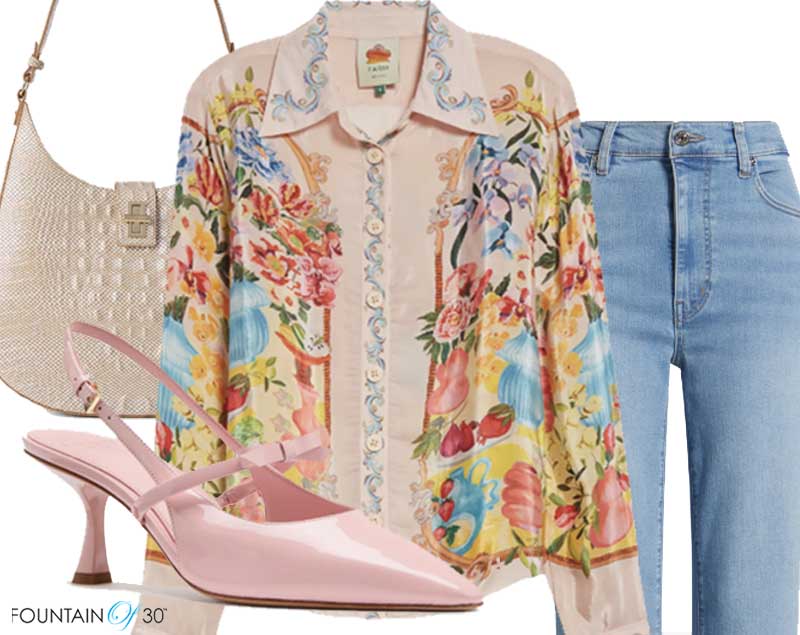 how to wear florals over 50 fountainof30