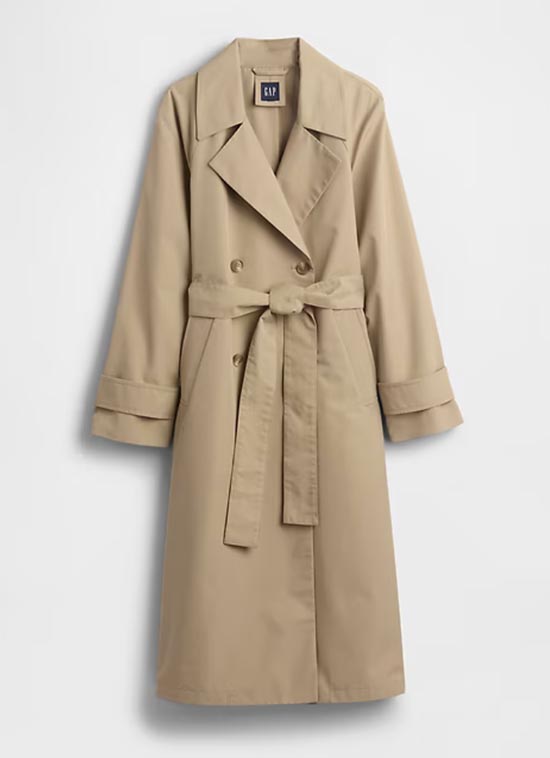 Gap Icon Trench Coat city summer vacation wardrobe