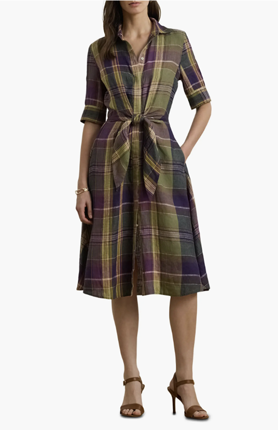 Spring Plaid Fashion Trend dress