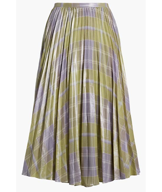 spring plaid skirt