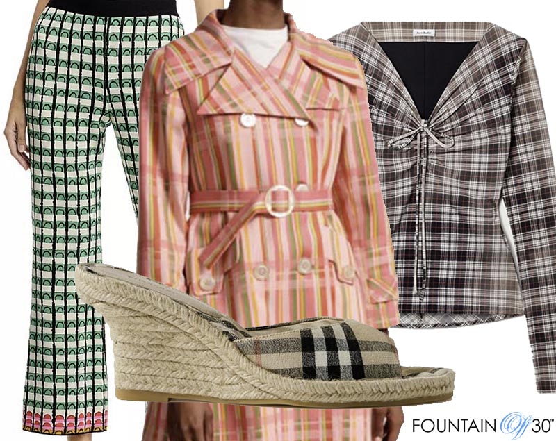 plaid spring fashion trend fountaionof30