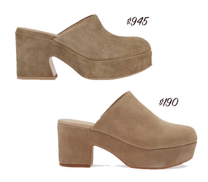 Suede Wrapped Heel Clogs flountainof30