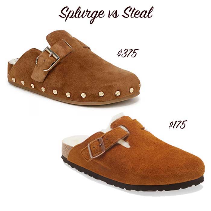 shearling flat clogs for women over 50 fountainof30
