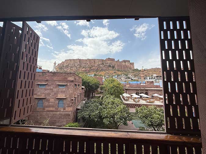 View from a room at Raas Jodhpur