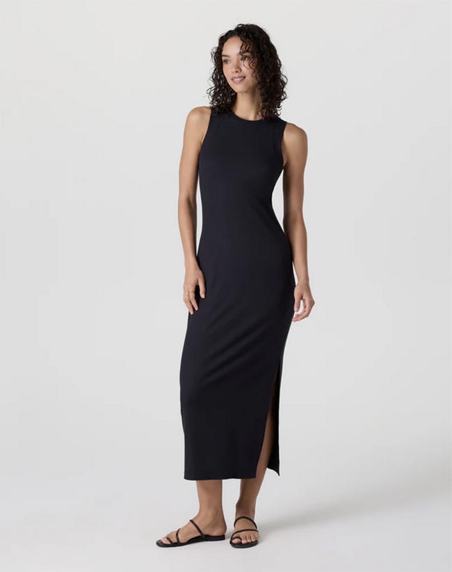 Vuori Pose Modern Dress black tank midi