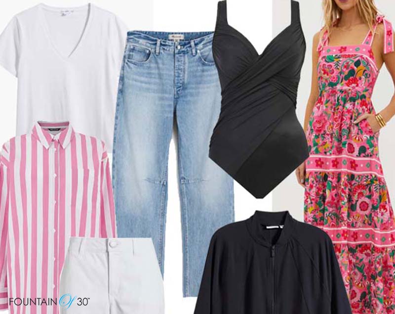 weekend travel wardrobe for women over 50 fontainof30