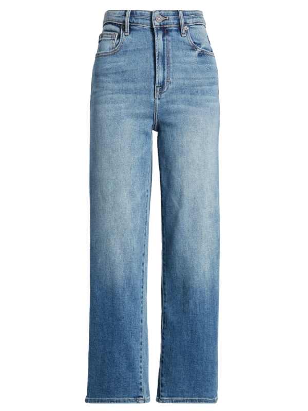 Relaxed High Waist Straight Leg, jeans