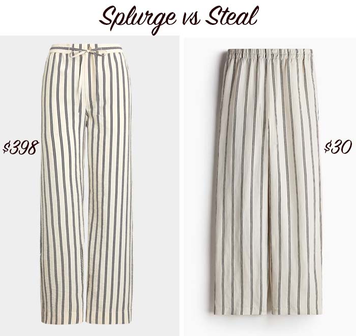 7 stylish ways to wear stripes splurge or steal linen pants
