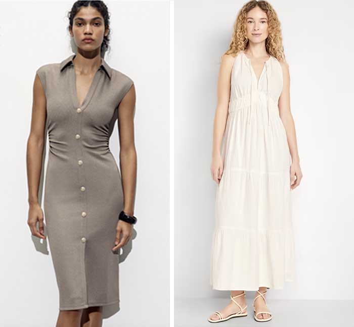 summer dresses neutrals