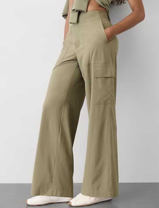 High Rise Cargo Pant-s