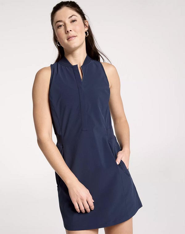 tech fabric dress