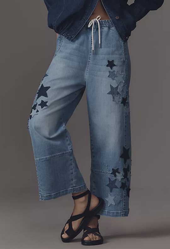 Pilcro The Izzie Relaxed Pull-On Barrel Jeans
