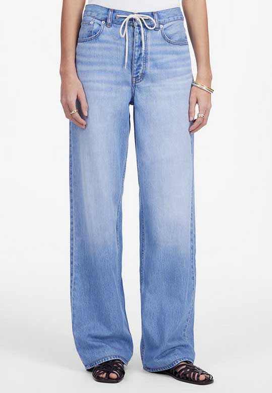 Madewell Low-Slung Baggy Jean: Airy Denim Edition