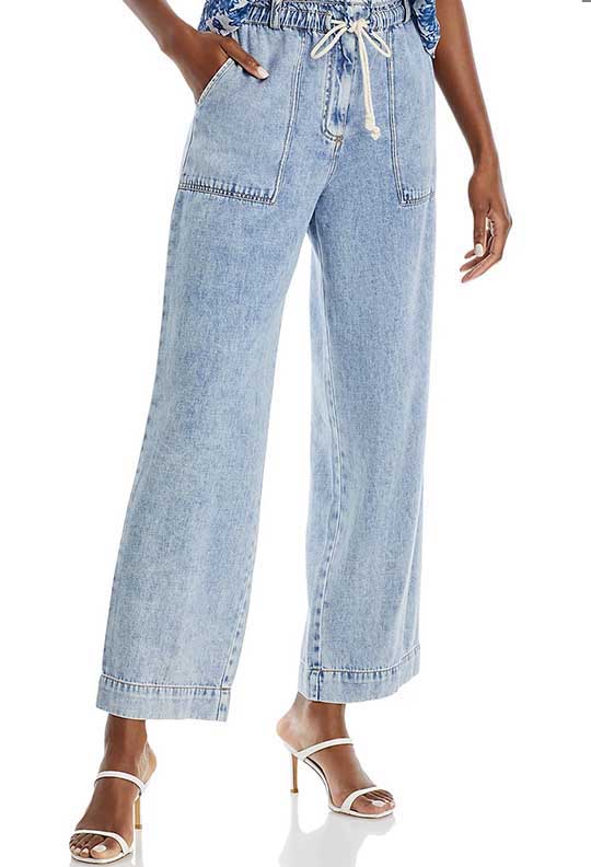 Rails Ryan Drawstring Wide Leg Jeans