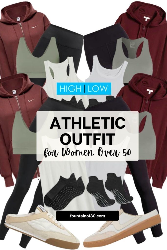 high low athletic outfit for women over 50 fountainof30