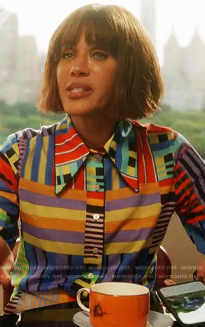 Lisa Todd Wexley in Carmela blouse from Deloreta
