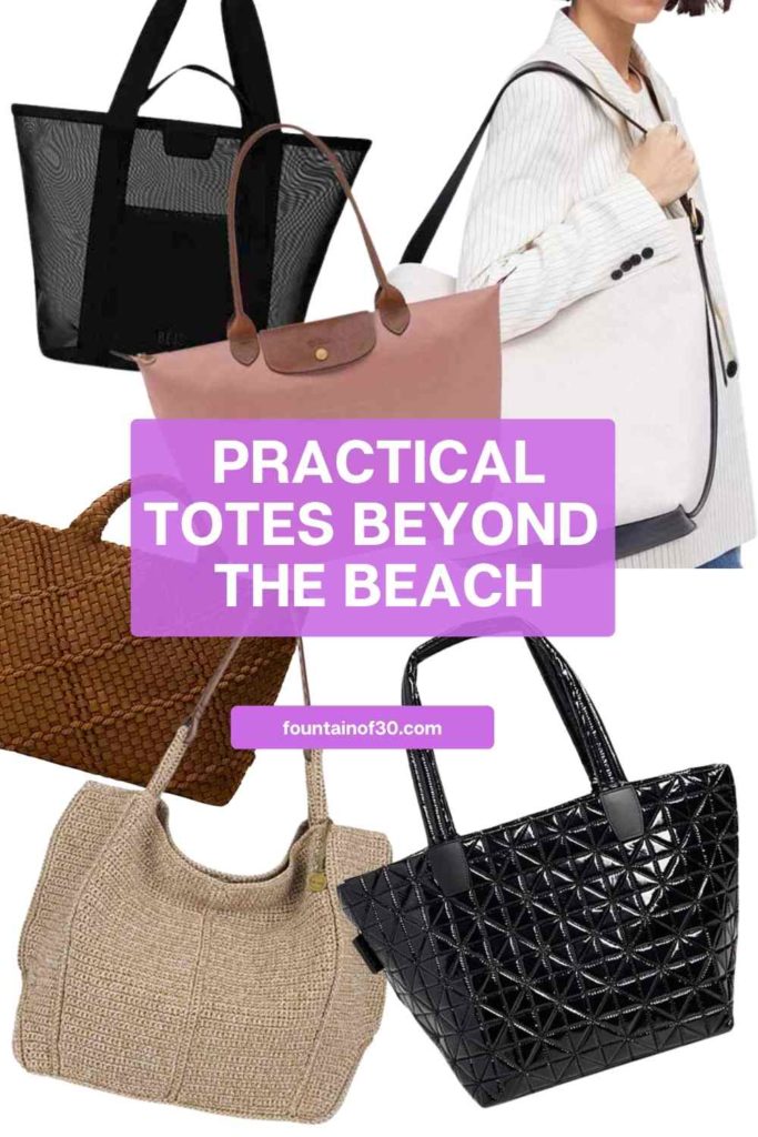 Discover practical tote bags that go beyond the beach—versatile enough for work, travel, shopping and more, all year round on Fountainof30.