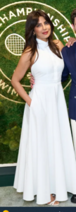 Celebrity Resort '25–'26 Trends Priyanka Chopra in white Ralph Lauren Collection