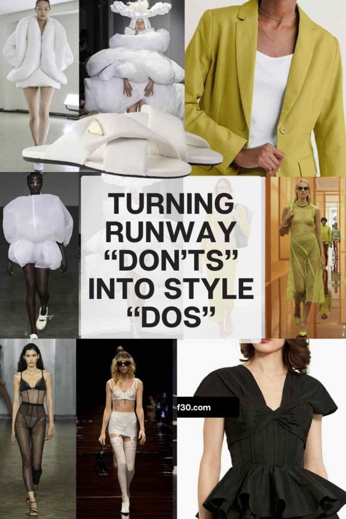 How to turn Spring/Summer 2025’s wildest runway trends into wearable outfits.