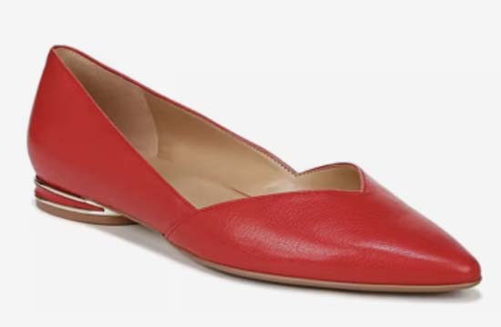 cherry red Naturalizer Havana Flat fountainof30
