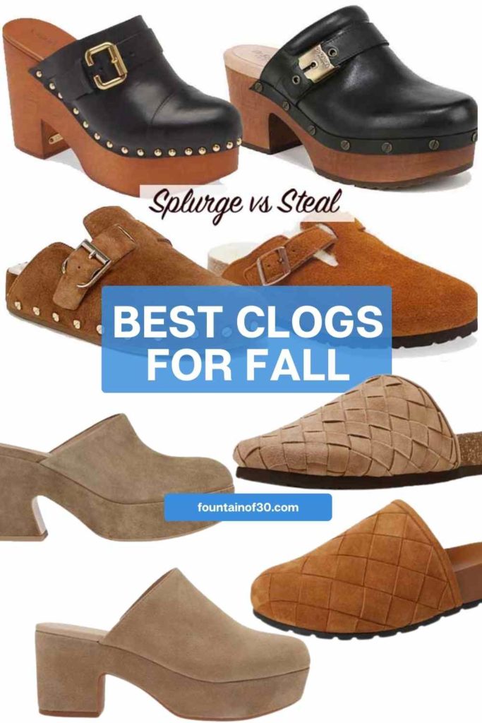 Best Clogs for fall for Women Over 50 That Are Stylish & Comfortable”