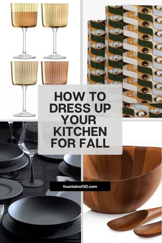 Dress up your kitchen for fall. Discover chic and functional accessories to give your kitchen a fall update!