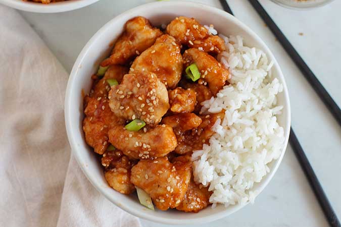 Serve with rice and/or vegetables.
