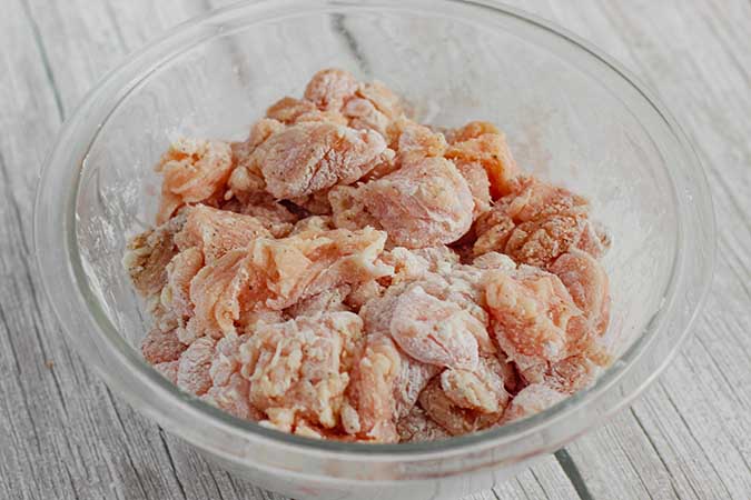 coated chicken