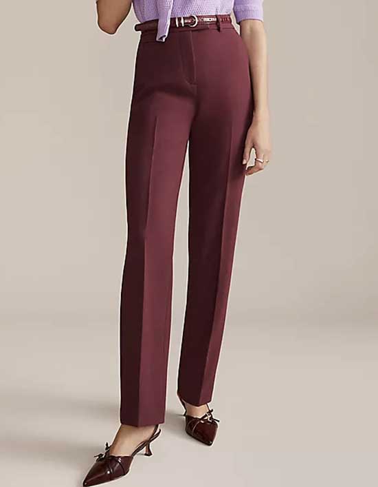 Ann Taylor The Bridgette Pant in wine