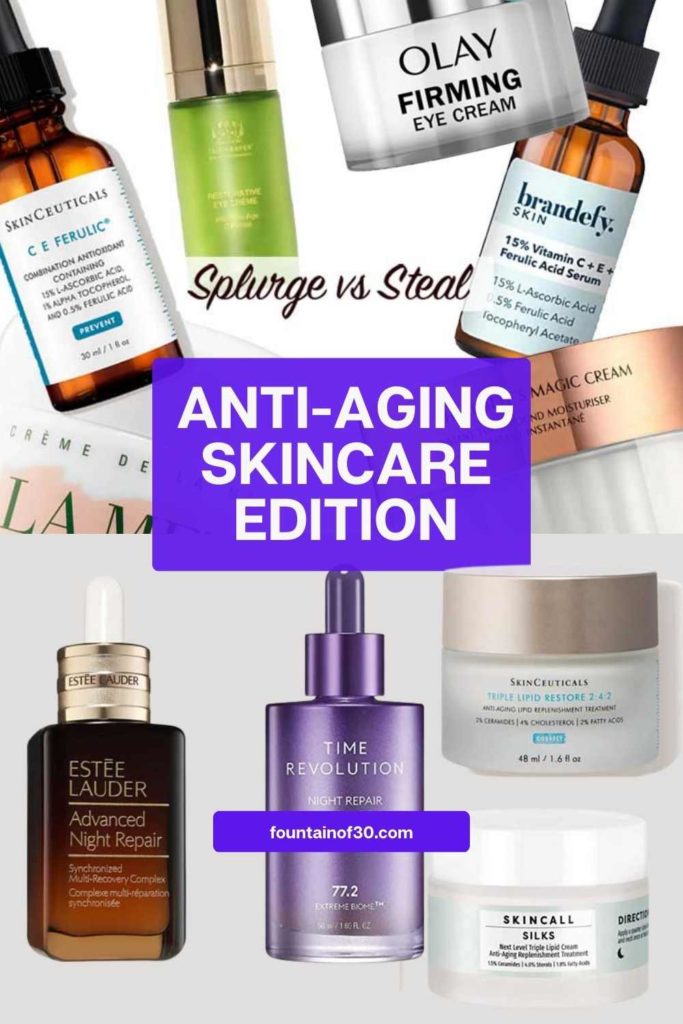 Save money on anti-aging skincare with these amazing dupes! Find budget-friendly alternatives to luxury creams and serums. #SkincareDupes #AntiAgingTips #BeautyOnABudget #FountainOf30
