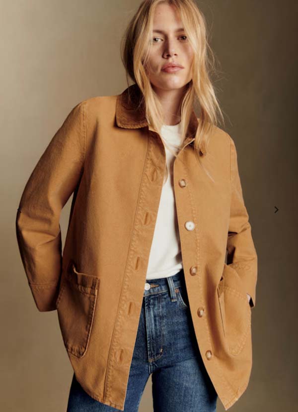 Sézane Gabin Jacket preppy style women over 50