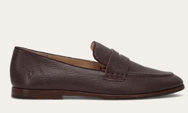 Frye Faith Loafer how to wear preppy style over 50 fountainof30