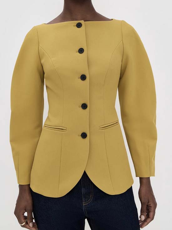 lime barrel sleeve sculptured jacket fountainof30