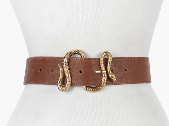 Raina Majove Snake Buckle Belt trends fountainof30