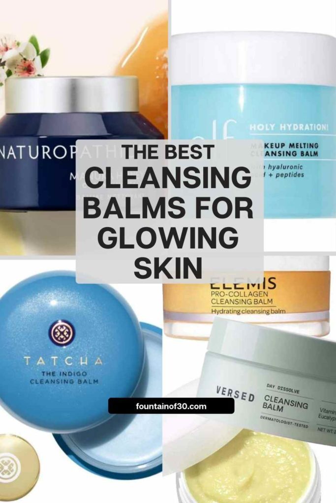 Ditch makeup wipes—cleansing balms melt away makeup + SPF while nourishing your skin ✨ #CleansingBalm #GlowingSkin #MakeupRemover #CleanBeauty #ProAgingBeauty