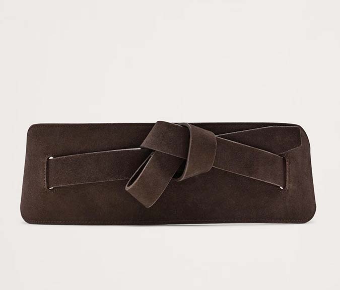 Banana Republic Knotted Leather Corset Belt fountainof30