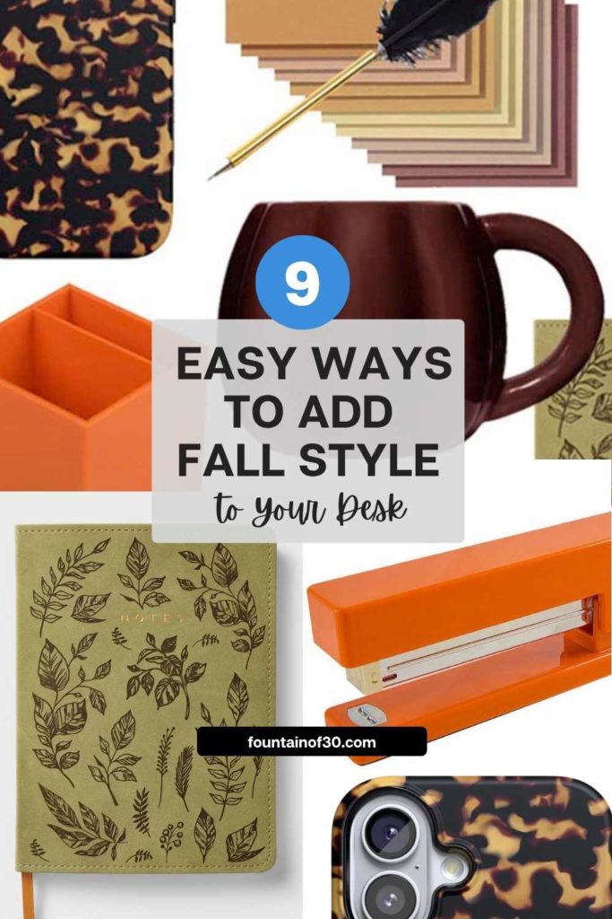 9 easy ways to add fall style to your desk fountainof30