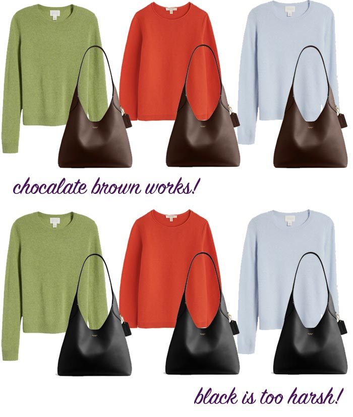chocolate brown vs black fountainof30